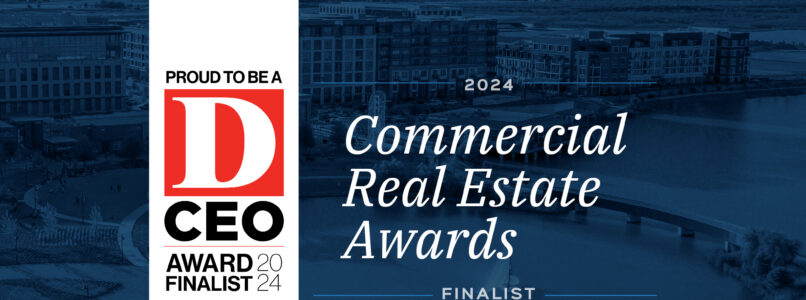 Proud to be a D CEO 2024 Commercial Real Estate Awards finalist graphic
